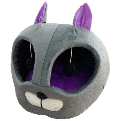 Peek-a-Boo Sanctuary – Premium Velvet-Plush Cat Head Cave