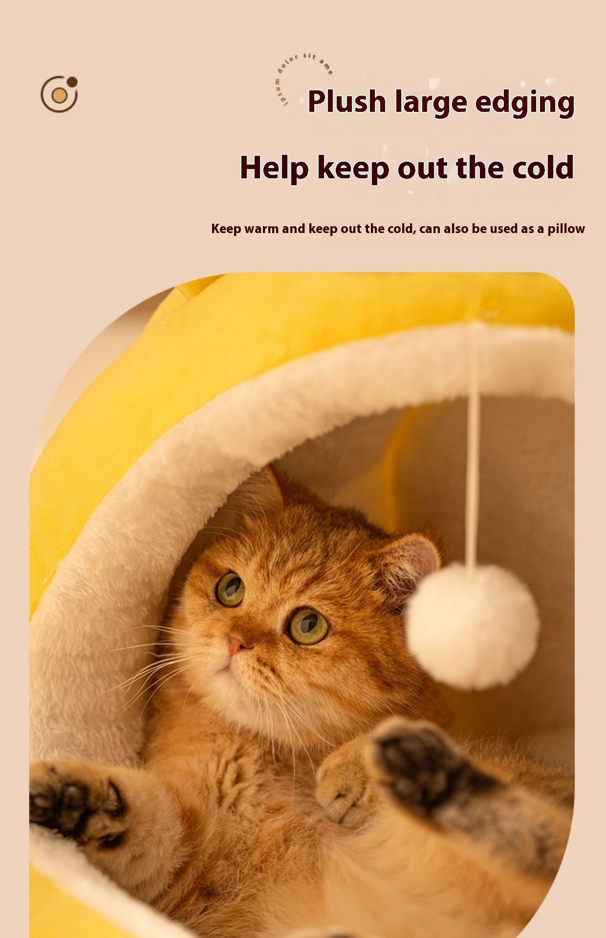 Lightning Mouse Hooded Sanctuary – Ultra-Warm Triple-Fleece Cat Cave