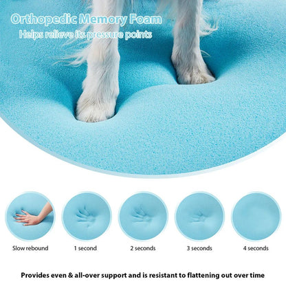 Professional Therapy Pet Lounge – OEKO-TEX Certified Memory Foam Bed