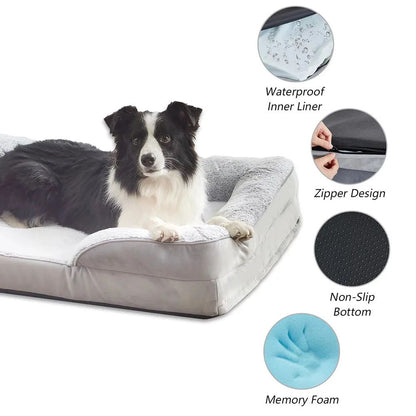 Professional Therapy Pet Lounge – OEKO-TEX Certified Memory Foam Bed