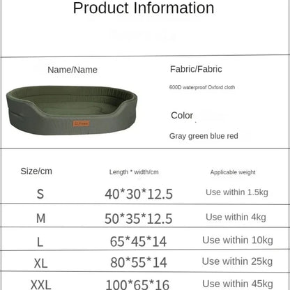 Rugged Comfort Lounge – Heavy-Duty 600D Waterproof Sofa Bed