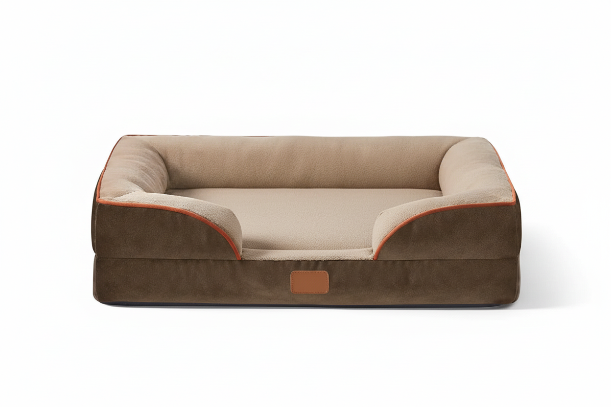 Professional Therapy Pet Lounge – OEKO-TEX Certified Memory Foam Bed