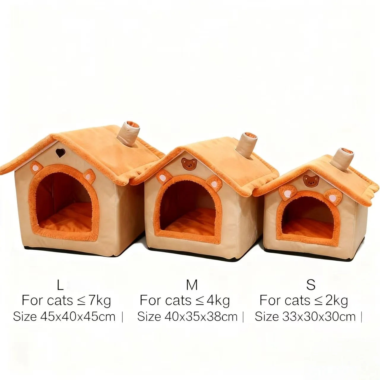 Plush Cottage Sanctuary – All-Season 2-in-1 Pet House